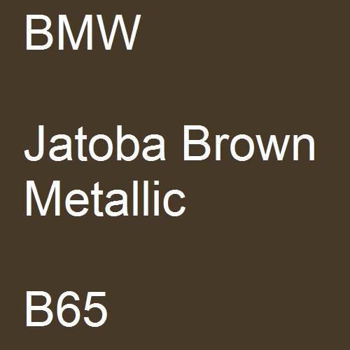 BMW, Jatoba Brown Metallic, B65.